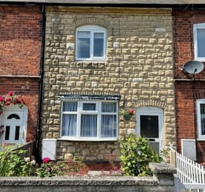 Outside front view of the house